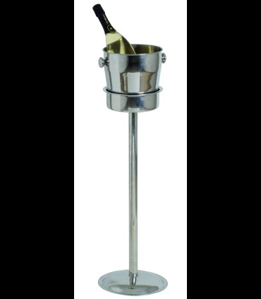 Colonna porta Secchiello in acciaio INOX