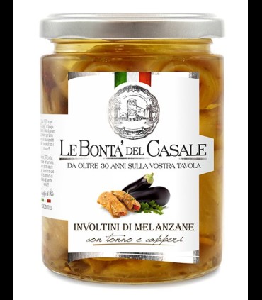 Involtini di melanzane con tonno e capperi