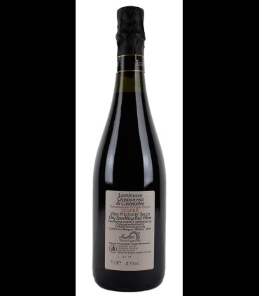 Lambrusco Grasparossa of Castelvetro DOP Sparkling Dry - Zanasi