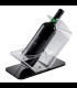 Bottle holder wine transparent plexiglass