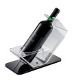 Bottle holder wine transparent plexiglass