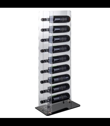 Cantinetta 9 seats in transparent plexiglass