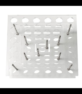 Cantina a parete 33 posti in plexiglass trasparente