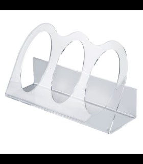 The bottle holder to the wall 3 placed in transparent plexiglas