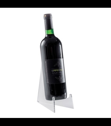 Bottle holder table 1 vertical transparent plexiglass