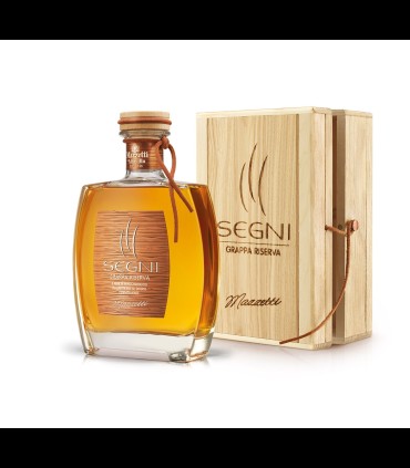 Grappa riserva Segni 70cl in cassetta legno - Mazzetti