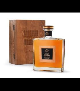 Grappa Riserva 18.46 Barbera and Dolcetto 70cl with wooden box - Mazzetti
