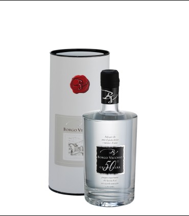 Grappa Nero 50% vol. 50cl - Borgo Vecchio
