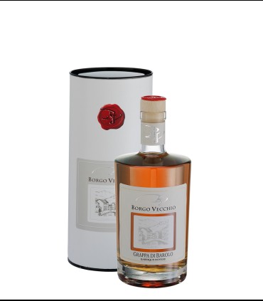 Grappa di Barolo Barrique Rovere 50cl in astuccio - Borgo Vecchi