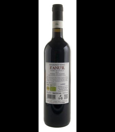 E’anu’ il Nero D’Avola Terre Siciliane IGT Organic 2015 - Marino