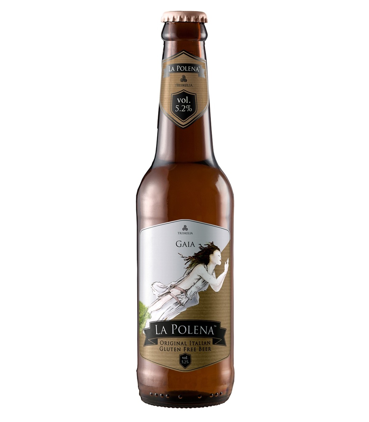Gaia gluten-free blonde beer 5.2% Vol. - La Polena