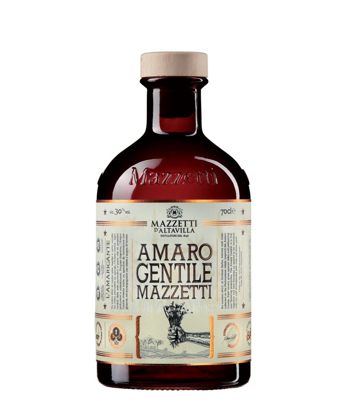 Amaro Gentile 70cl 30° - Mazzetti