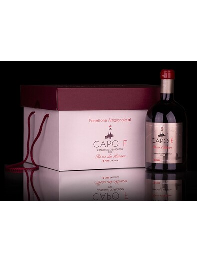 Panettone al CAPO F Cannonau e prugne 1 Kg - Pure Sardinia