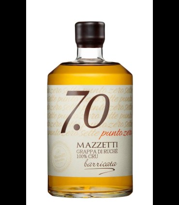 Grappa 7.0 di Ruché riserva in barriques 70cl in astuccio - Mazzetti