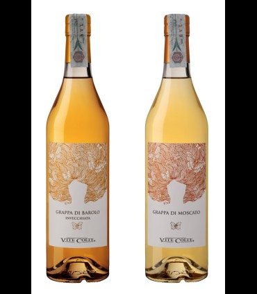 Grappa mista (3 x tipo Moscato/Barolo)
