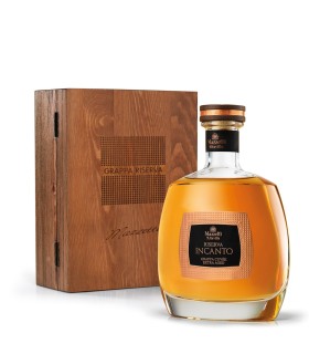 Grappa Riserva Incanto Nebbiolo e Barbaresco 70cl in box wood - Mazzetti
