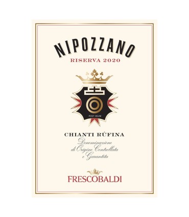 Etichetta Chianti Rufina Nipozzano Riserva 2020