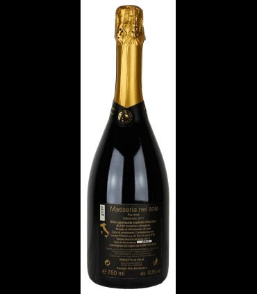 Masseria nel Sole Spumante Pas dosé Millesimato 2013 Biologico