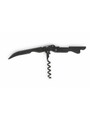 Corkscrew for the Sommelier of the steel Double-lock (black)