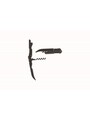 Corkscrew for the Sommelier of the steel Double-lock (black)