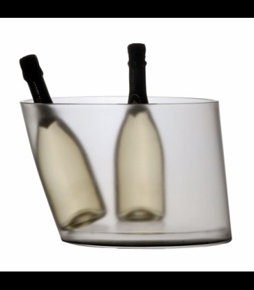 Bowl plastic transparent matt