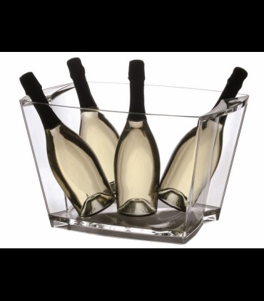 Bucket door, ice Alaska in transparent acrylic