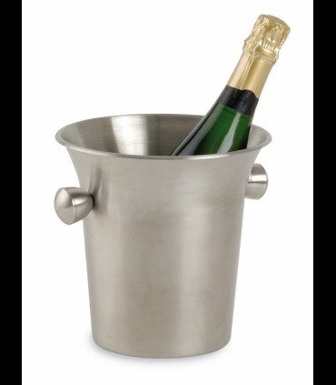 Secchiello basso porta ghiaccio in acciaio INOX