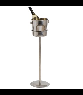 The column with Bucket in STAINLESS steel