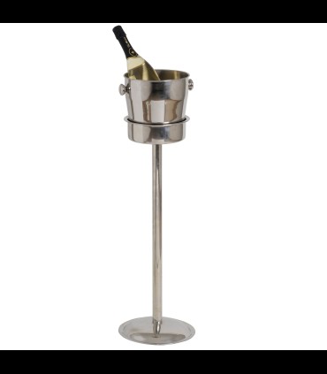 Colonna con Secchiello in acciaio INOX