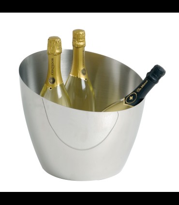Spumantiera Elipse porta ghiaccio in acciaio inox