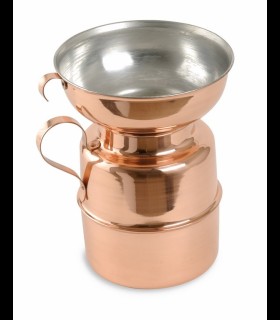 Sputacchiera artigianale in rame Piccola