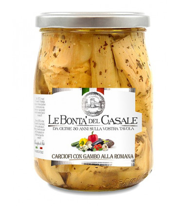 Carciofi alla Romana con gambo 580ml