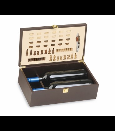 Cassetta Legno Dama Scacchi e  Primitivo